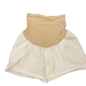 Motherhood Maternity White Shorts